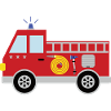 Fire truck with stars