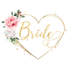 Coeur FleurTeam Bride personnalisable
