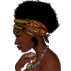 Kente African Woman, Ghana, Afrika