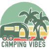 Retro Camping Vibes Illustration