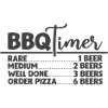BBQ Timer Grill Saying Design