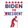 Lustige Biden Design, Biden für Resident Meme