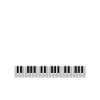 Piano Flügel Notenschlüssel - Klavier Pianist
