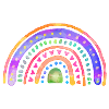 Rainbow Doodle Art