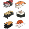 Bouledogue française Sushi Rolls Frenchie