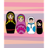 Babushka Russian wooden dolls