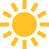 symbole météo icône soleil