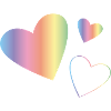 Rainbow Hearts