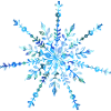Dekorative Schneeflocke