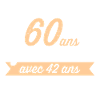 60 ans , idée cadeau humour