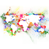WORLD MAP abstract