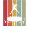 Jumping Springen Trampolin Sport