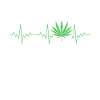 Cannabis heartbeat hemp hemp leaf