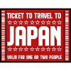 ticket to travel to Japan