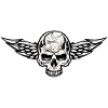 skull skull skull logo