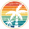 Palm palm trees beach