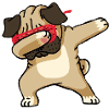 Funny Dabbing Pug - Funny Pug