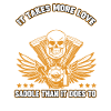 Biker Motorradfahrer Spruch