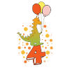 Dino 4 anniversaire