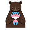 Transgender Pride Mama Bear