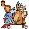 Wildlife Critters Bear Elephant Lion Cool