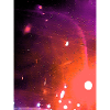 Psychedelic Orange Moon