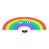 Vivid rainbow animation