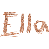 Name lettering Ella