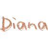 Name lettering Diana