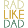 Rad Like Dad Baby Onesie