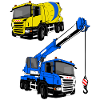 Grue - Grue - Bétonneur camion