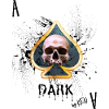 Pik As mit Skull