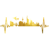 Frankfurt Skyline Heartbeat