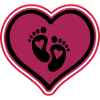 baby pieds bébé coeur