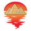 Egypt Holiday Sunset Retro