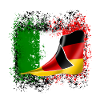 Italian German Friendship Friends Flag