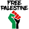 free palestine fist fist