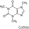 Caffeine structural formula