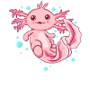 axolotl shirt women - kawaii axolotl