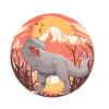 Dinosaures Et Vulcains