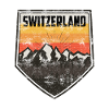 Swiss mountains and Alps Switzerland