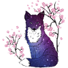Fox Japanese Cherry Blossoms Gift