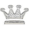 Crown Silver Birthday Wedding Anniversary JGA