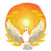 Luz del sol Paloma Dios Jesús Paz Creación
