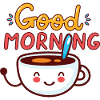 Good morning with coffee