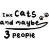 J’aime les chats chat