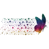 Butterfly - Rainbow Stardust