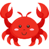 Red Cancer Crab Kids