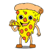 Pizza eat a pizza