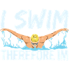 Schwimmen Design für einen Schwimmer